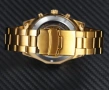 Автоматичен мъжки часовник Winner Skull GOLD, снимка 4