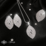 Лускозен дамски комплект бижута с кристали от 3 части – “Aurora” , снимка 1