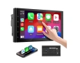 Автомобилни аксесоари 7" HD двудинова автомобилна стерео система с Carplay и Android Auto, 2+64G авт, снимка 1
