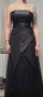 Черна дълга рокля, снимка 1 - Рокли - 45791202
