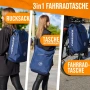 Велосипедна чанта Forrider 3 в 1 за багажник с раница, водоустойчива 27 LI, светлоотразителна I, вел, снимка 1