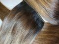 Три двойни реда естествена коса (клас Делукс JSP)| 48 см / 146 грама, снимка 2