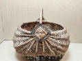 Стара Ръчно Изработена Плетена Кошница. / 1630., снимка 3