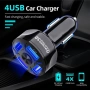 Универсално USB зарядно за кола с 4 порта 12V-24V Quick Charge 3, снимка 5