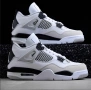 Мъжки маратонки Air Jordan 4 White/Black , снимка 1