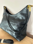 Черна дамска чанта с две дръжки, снимка 2