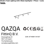 Qazqa  Suplux - Модерна алуминиева 1-фазна шинна осветителна система с 5 лампови точки, черна, снимка 7