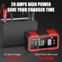 Ново Интелигентно зарядно 20A за кола мотор лодка каравана 12V 24V, снимка 8