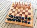 Шах с дървени фигури, снимка 4