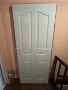 Нова интериорна дървена  врата  200/90 см – бяла, класически модел, снимка 1