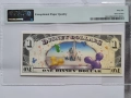 USA. DISNEY $1 DOLLAR 2009 PMG 66, снимка 2