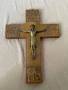 Антика!Християнски Кръст в стил Арт Деко с евангелистите около 1930 г., снимка 1