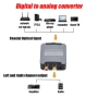 Цифрово-аналогов преобразувател DAC Optical Toslink / SPDIF към RCA, снимка 3