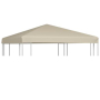 vidaXL Покрив за шатра, 310 г/м², 3x3 м, бежов（SKU:44778
