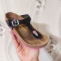 Birkenstock чехли Gizeh Bs  номер 38 черни , снимка 1