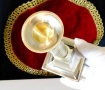 Посребрен свещник от бронз 18 см.,380 гр. , снимка 3