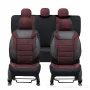 Тапицерия за седалки 1181 класико черно / бордо, снимка 2