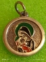 Сребърен медальон Дева Мария с младенеца Исус ювелирна изработка 52155, снимка 5