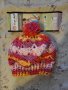 Ръчно плетена#бебешка#шапка#от 0 до 3 месеца#, снимка 1