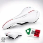Седалка за велосипед Selle Monte Grappa Liberty, бяла, Made in Italy, снимка 1