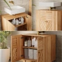 Шкаф за подмивка естествен бамбук 7493, снимка 1