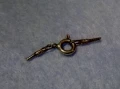 СТАРА СРЕБЪРНА КАРАБИНКА ЗАКОПЧАЛКА За КОЛИЕ ЛАНЕЦ ВЕРИЖКА ГРИВНА СРЕБРО 925 ПРОБА 47510, снимка 4
