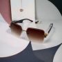 Дамски слънчеви очила кафяви Cartier реплика