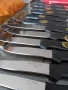 12бр Рядък винтидж японски стоманени кухненски ножове от 80-те г, снимка 3