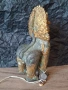 Старинен тайландски лъв, бронзова фигура, снимка 4
