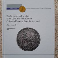 SINCONA Auction 87: Coins and medals from Switzerland/2023 г, снимка 1 - Нумизматика и бонистика - 45915185