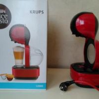 Нова кафемашина с капсули Nescafe Dolce Gusto Krups Lumio червена, снимка 1 - Кафемашини - 45388857