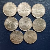 Монети четвърт долар/ куотър САЩ., снимка 1 - Нумизматика и бонистика - 43852191