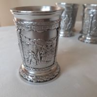 Кана и чаши за ракия от калай Antik*Vintage, снимка 13 - Антикварни и старинни предмети - 45096057