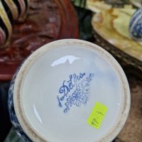 Уникален комплект антикварни колекционерски холандски порцеланови вази Delft , снимка 8 - Вази - 45220144