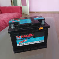 Продавам нов акумулатор Hagen 62 Ah 520 A 12V, снимка 2 - Аксесоари и консумативи - 44972461