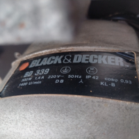 Настолен банциг BLACК DECKER Мощност: 300W  1.4А  / 230V Максималем срез 100мм / 10см Алуминиев рабо, снимка 7 - Циркуляри - 45069977