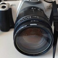 Фотоапарат Canon EOS 300+обектив Tamron, снимка 6 - Фотоапарати - 45280943