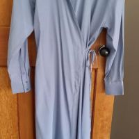 Mango рокля – тип „прегърни ме“, бледо синя, XL, снимка 2 - Рокли - 45776391