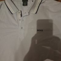 BOSS - оригинална тениска с яка, снимка 1 - Тениски - 45337818