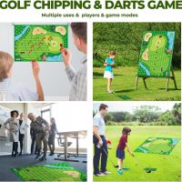 Комплект за игра на голф, лепкави тренировъчни постелки за голф/дартс за деца и възрастни, снимка 5 - Голф - 45437729