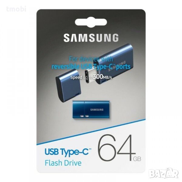 USB памет Samsung 64GB Flash Drive, MUF-64DA, 300 MB/s, USB-C 3.1, снимка 1