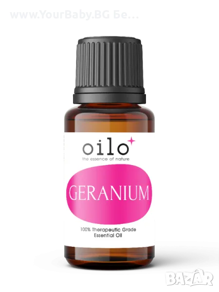 Oilo БИО Етерично Масло от Гераниум Здравец - Geranium Oilo 5 мл., снимка 1