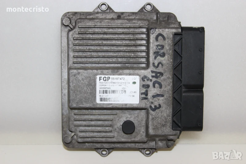 Моторен компютър Opel Corsa C (2000-2006г.) 55187472 / 7160001208 / MJD6JOC1, снимка 1