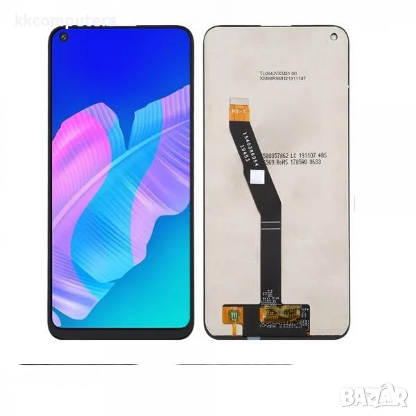 LCD Дисплей за Huawei P40 Lite-E / Y7P (2020) Honor 9C / + тъч скрийн / Черен / Оригинал Service Pac, снимка 1