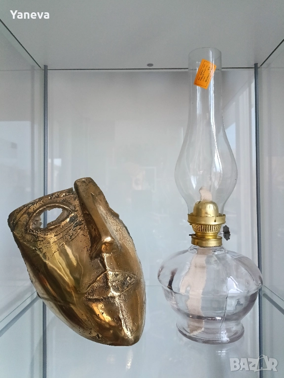 Старинна газена лампа, неизползвана. , снимка 1