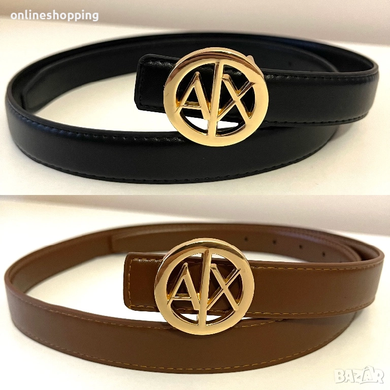 **НОВИ** стилни Armani Exchange колани в 2 цвята + подаръчна кутия, снимка 1