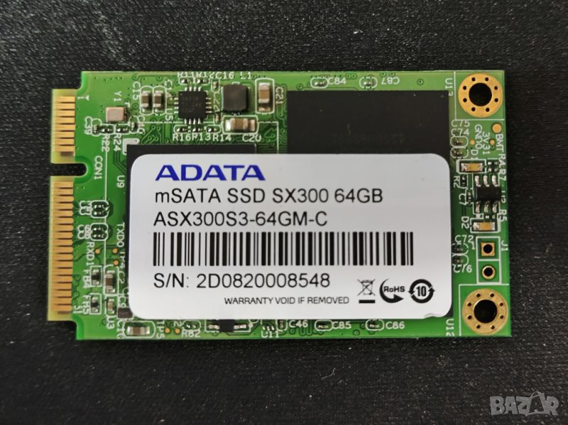 MSATA диск ADATA SX300 и MSATA-to-SATA адаптер, снимка 1