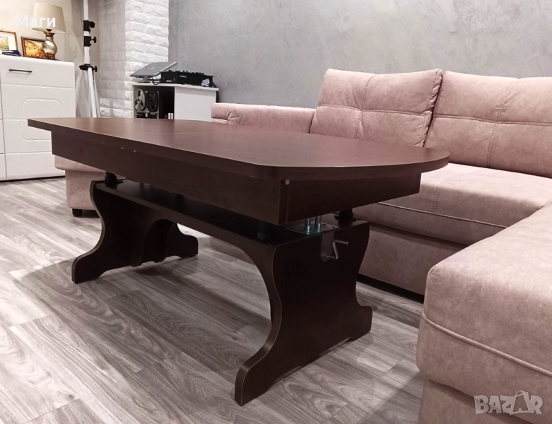 Продавам холна разтегателна маса с повдигащ механизъм, снимка 1