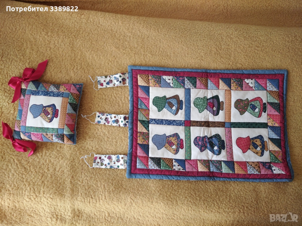 Постелка и възглавничка за бебе, снимка 1