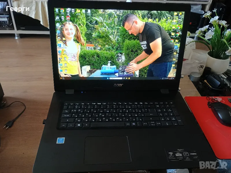 Acer Aspire 3 17.3" IPS A317-32-P67K пълен комплект, снимка 1